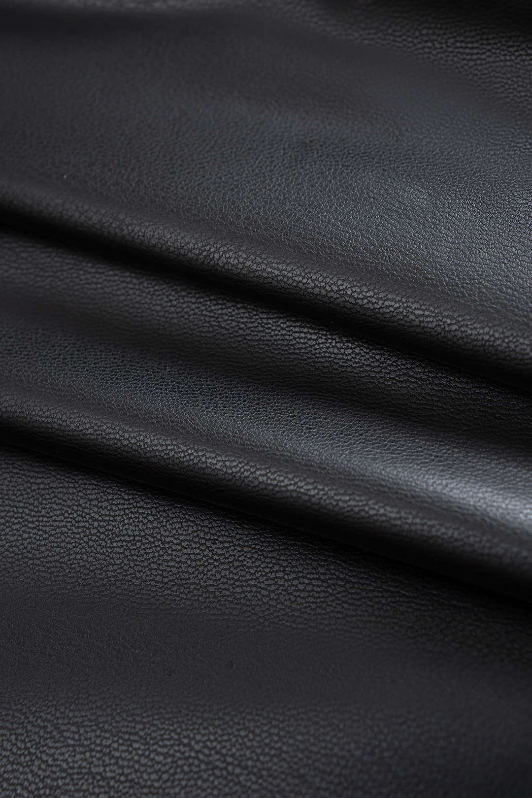Midi Šaty bez Rukávů z Umělé Kůže s Páskem a Detaily Knoflíků