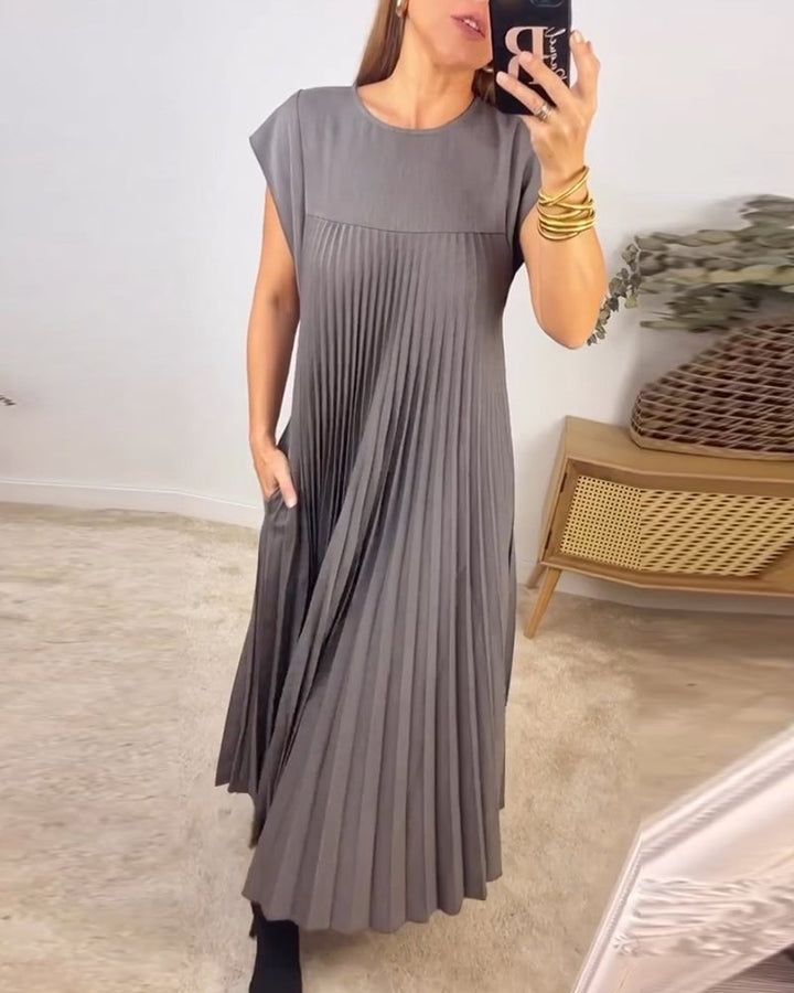 Tereza – Elegantní plisované šaty pro každodenní styl