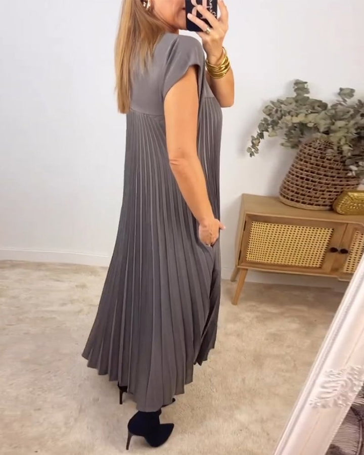 Tereza – Elegantní plisované šaty pro každodenní styl