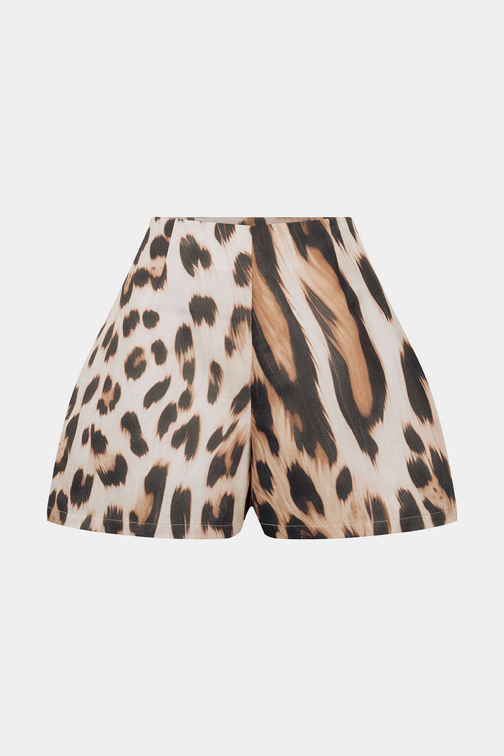 Kraťasy s leopardím potiskem