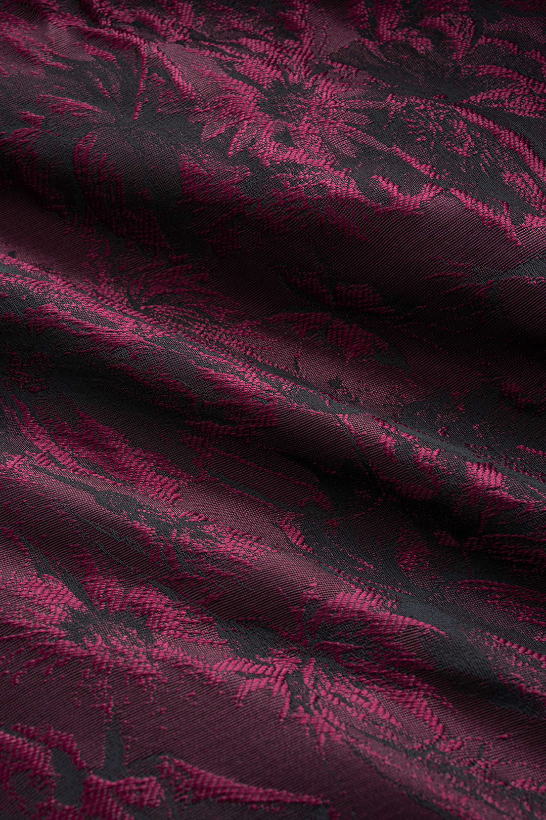 Tělo s dlouhým rukávem a klopou Notch a květinovým designem Jacquard
