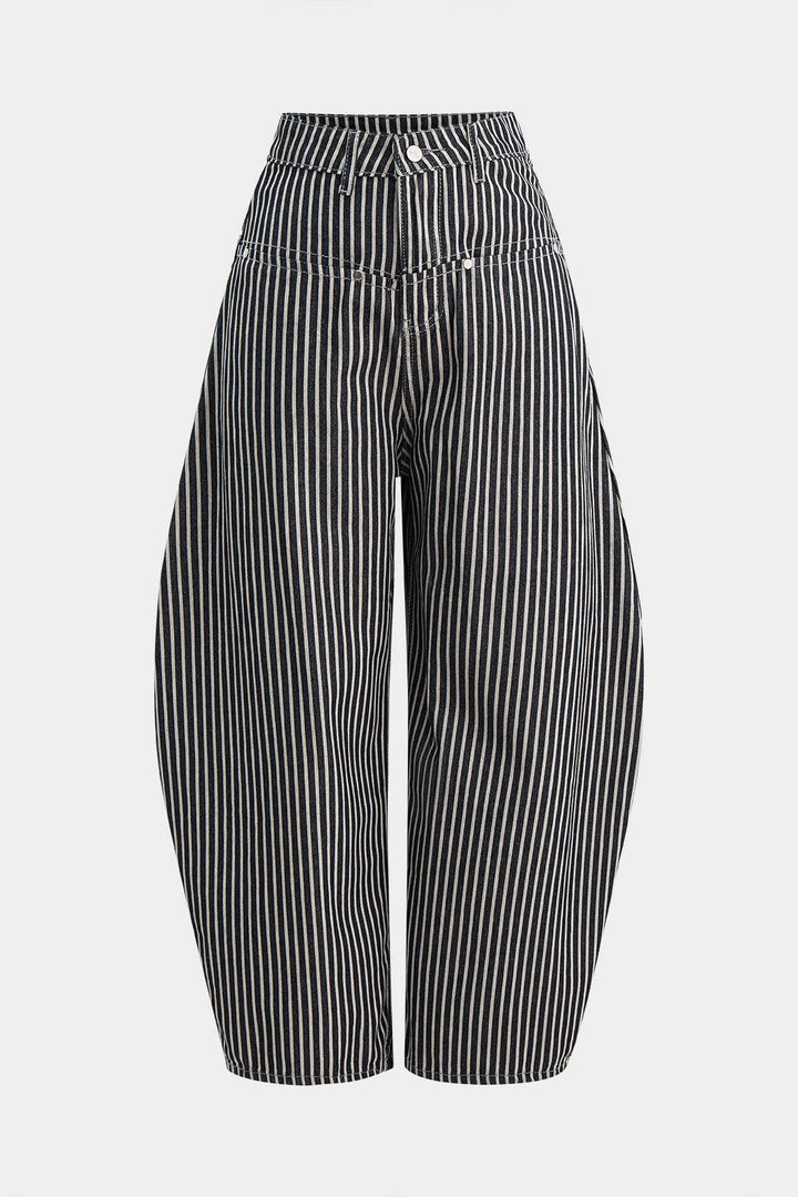Pantalony s pruhovaným designem