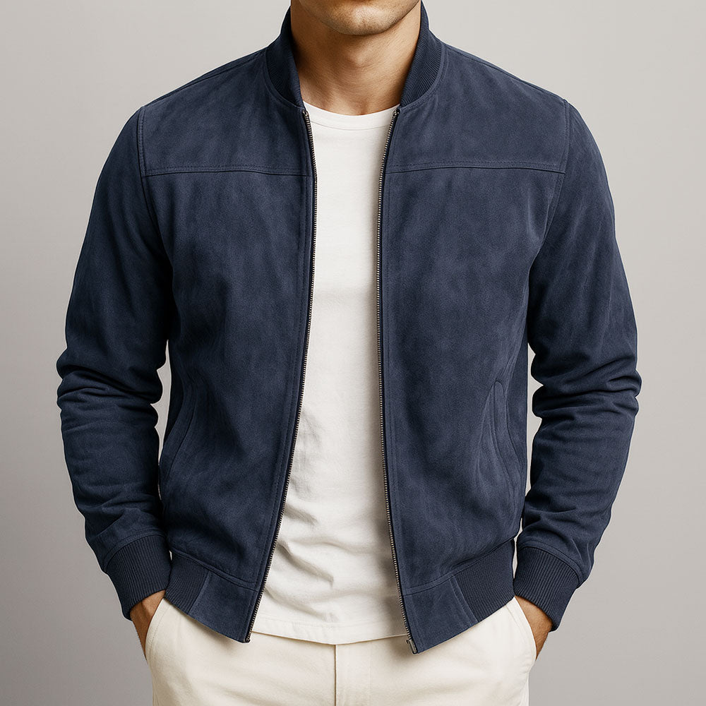 JAKUB | Semišová bomber bunda