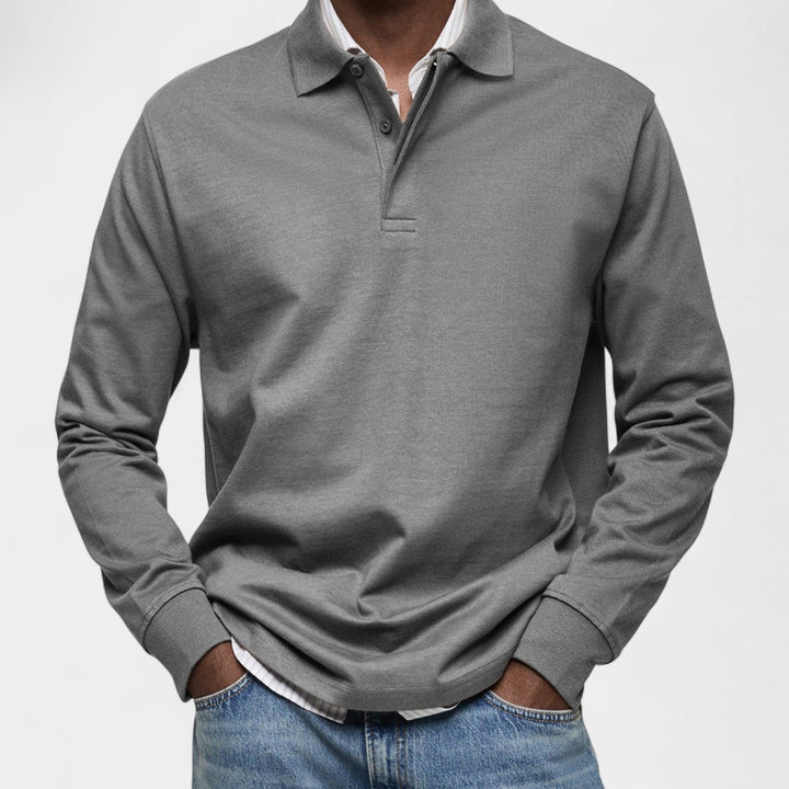 Tomáš – Elegantní penské polo s dlouhým rukávem