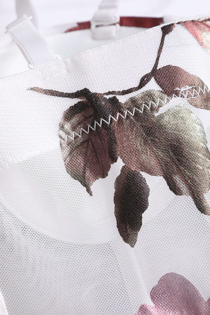 Květinový tiskový bustier top