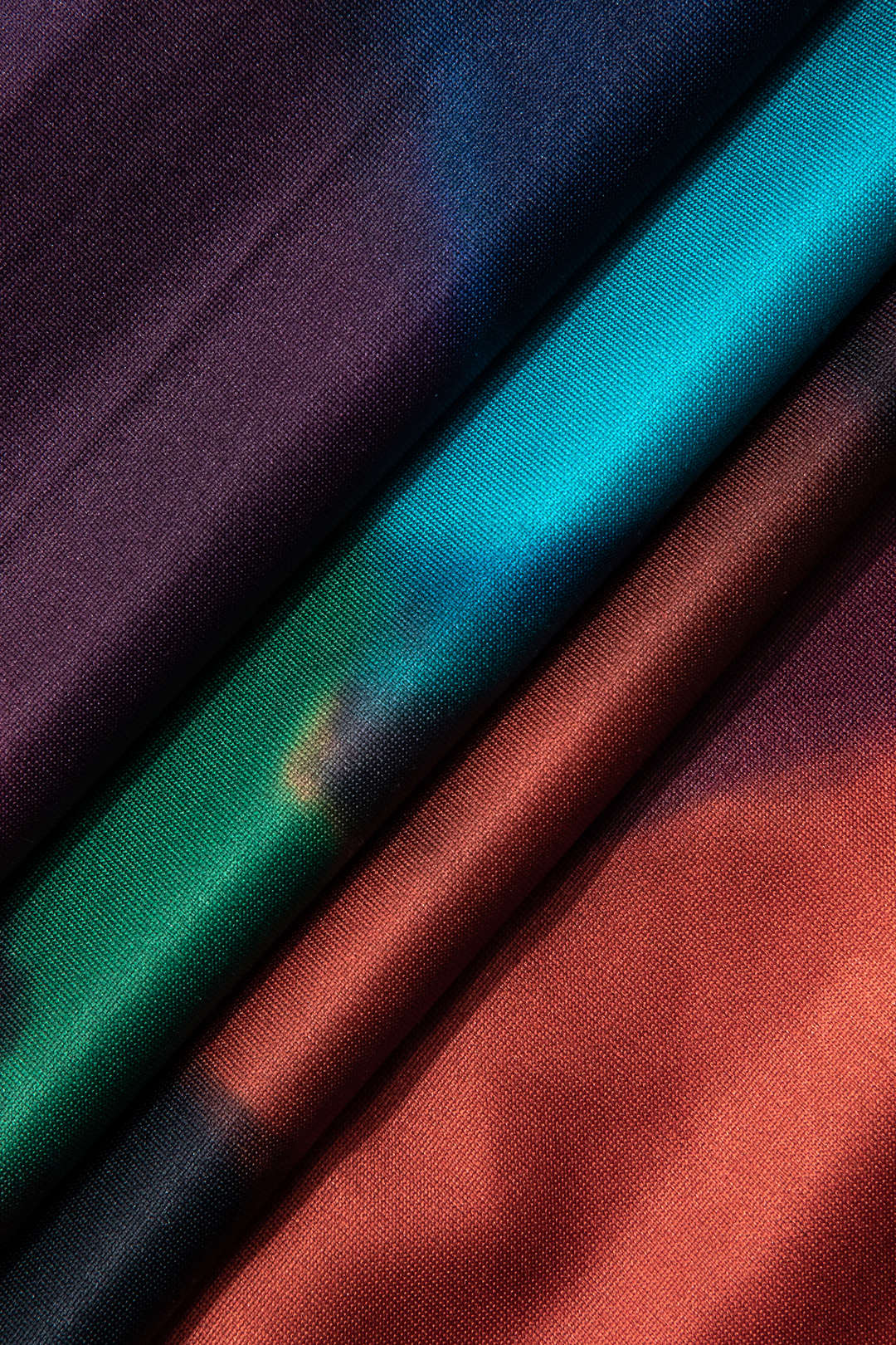 Dlouhá sukně s tie-dye vzorem