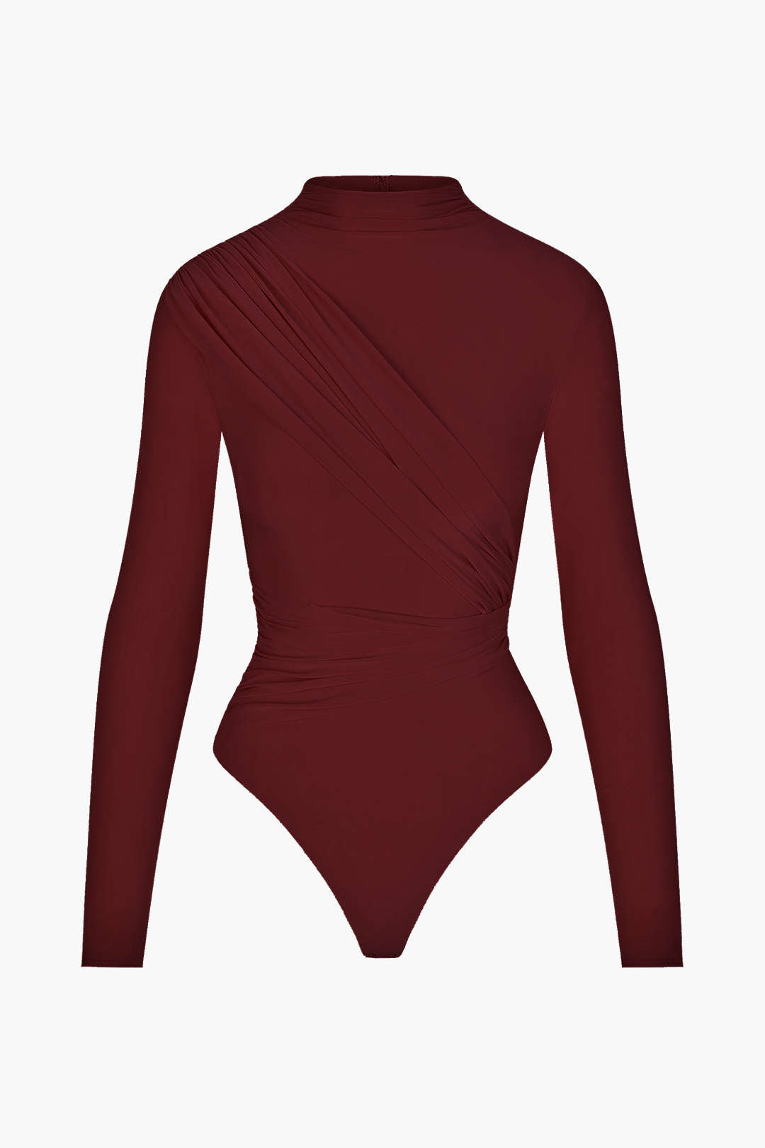 Halenka s dlouhým rukávem s nařaseným designem