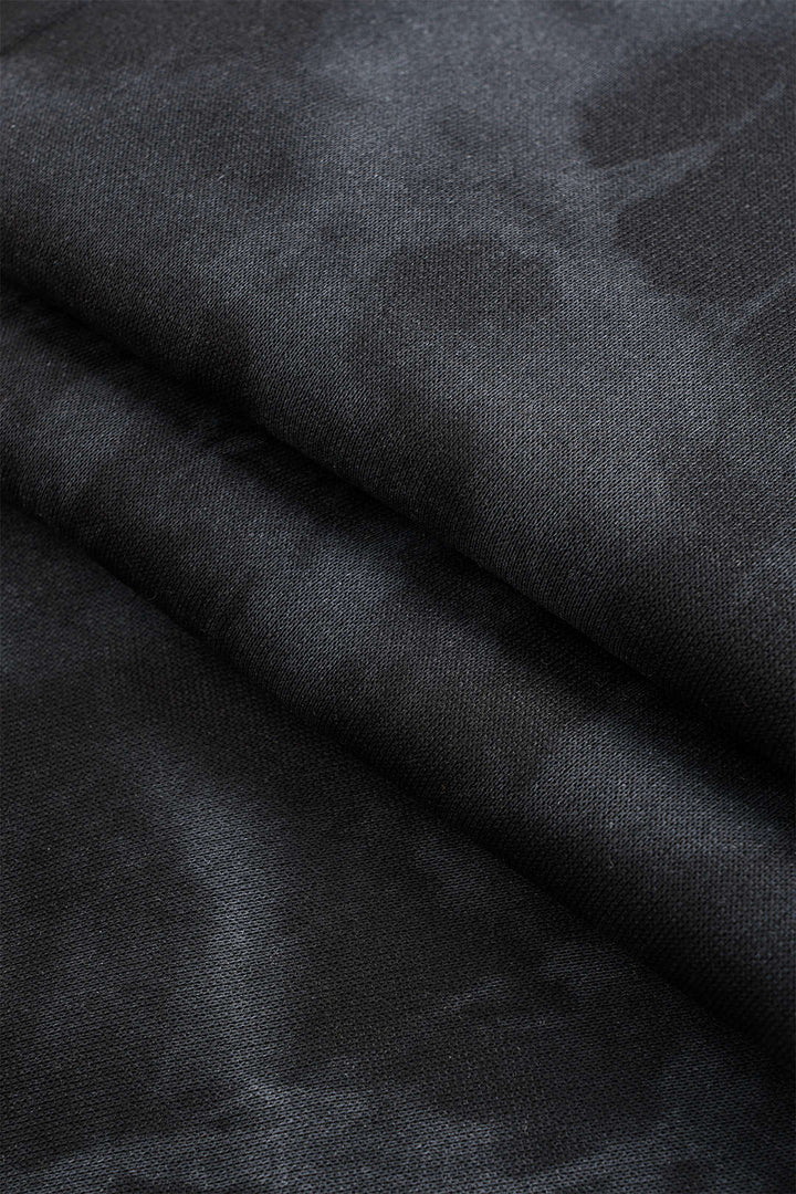 Kalhoty s širokými nohavicemi s mramorovým tie-dye vzorem