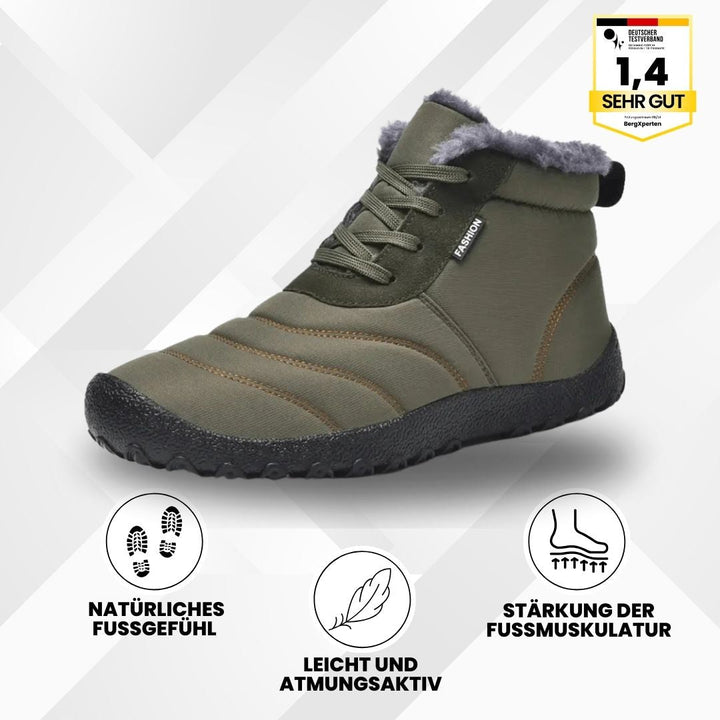 OrthoWarm - barefoot obuv s polstrováním, voděodolná a zmírňující bolest