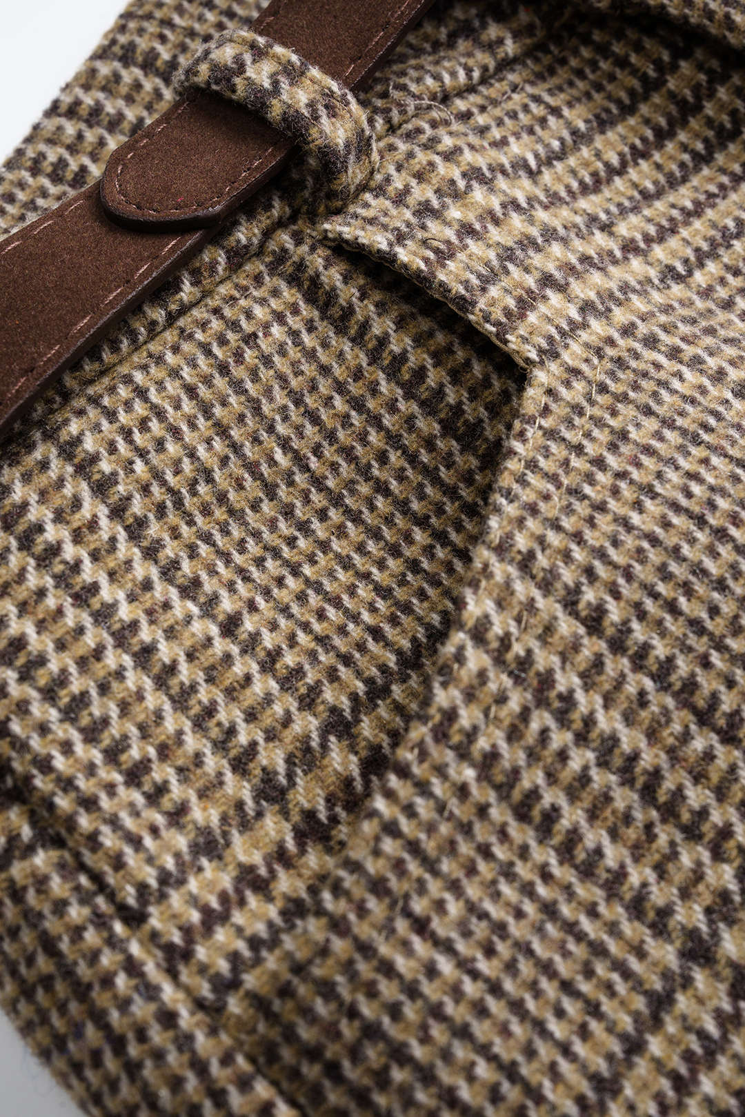 Vysoké šortky s designem houndstooth