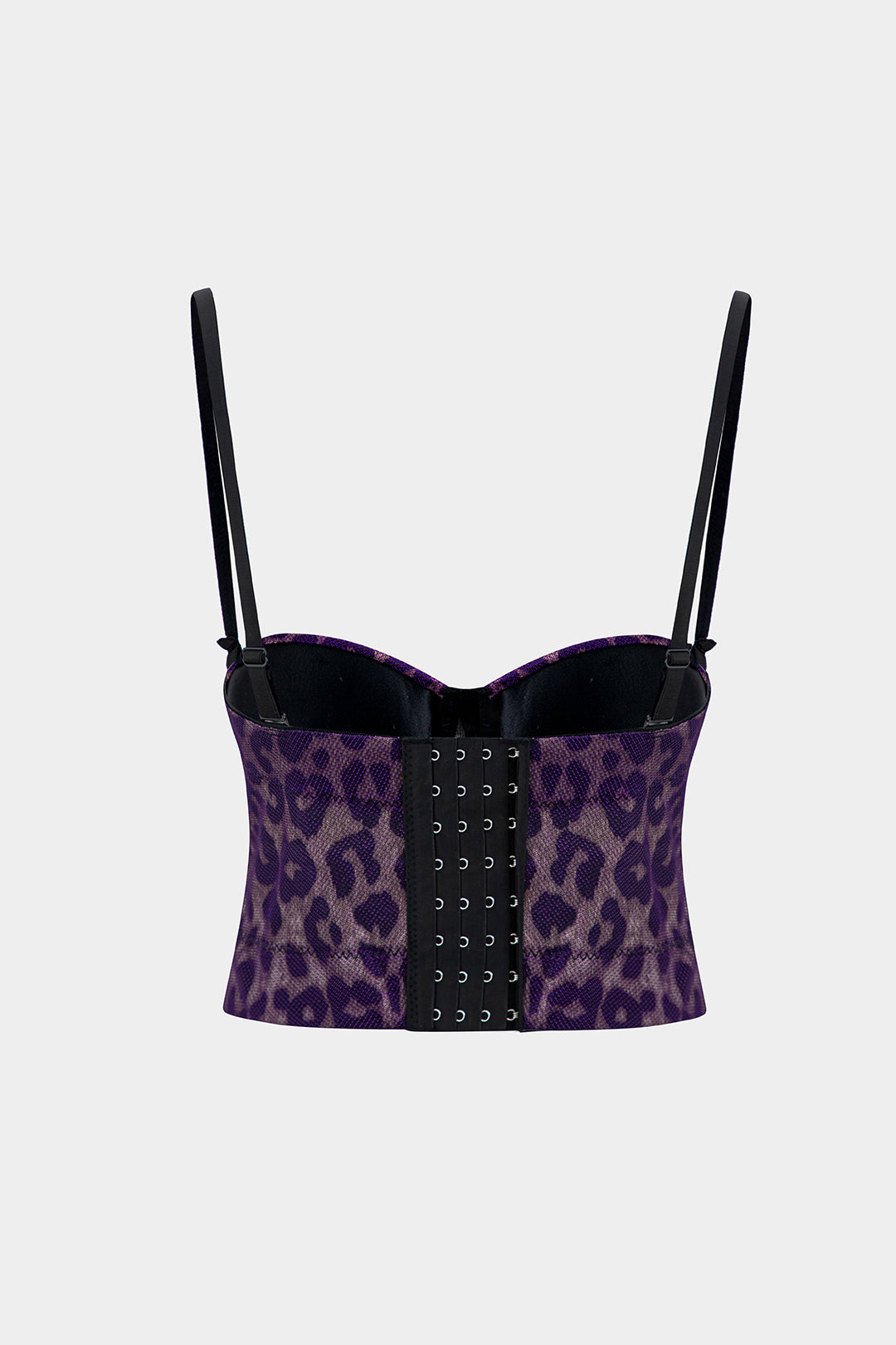Tričko Bustier s leopardím potiskem