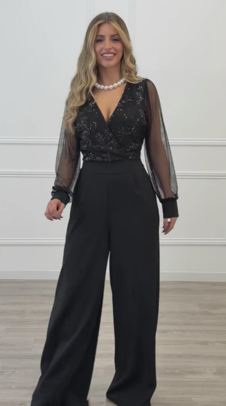 Tereza | Elegantní overal s jemnými detaily a splývavým střihem