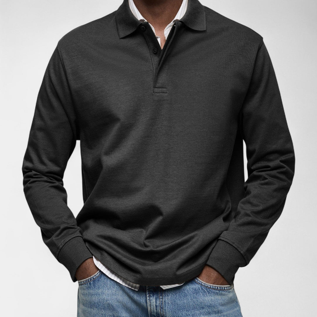 Tomáš – Elegantní penské polo s dlouhým rukávem