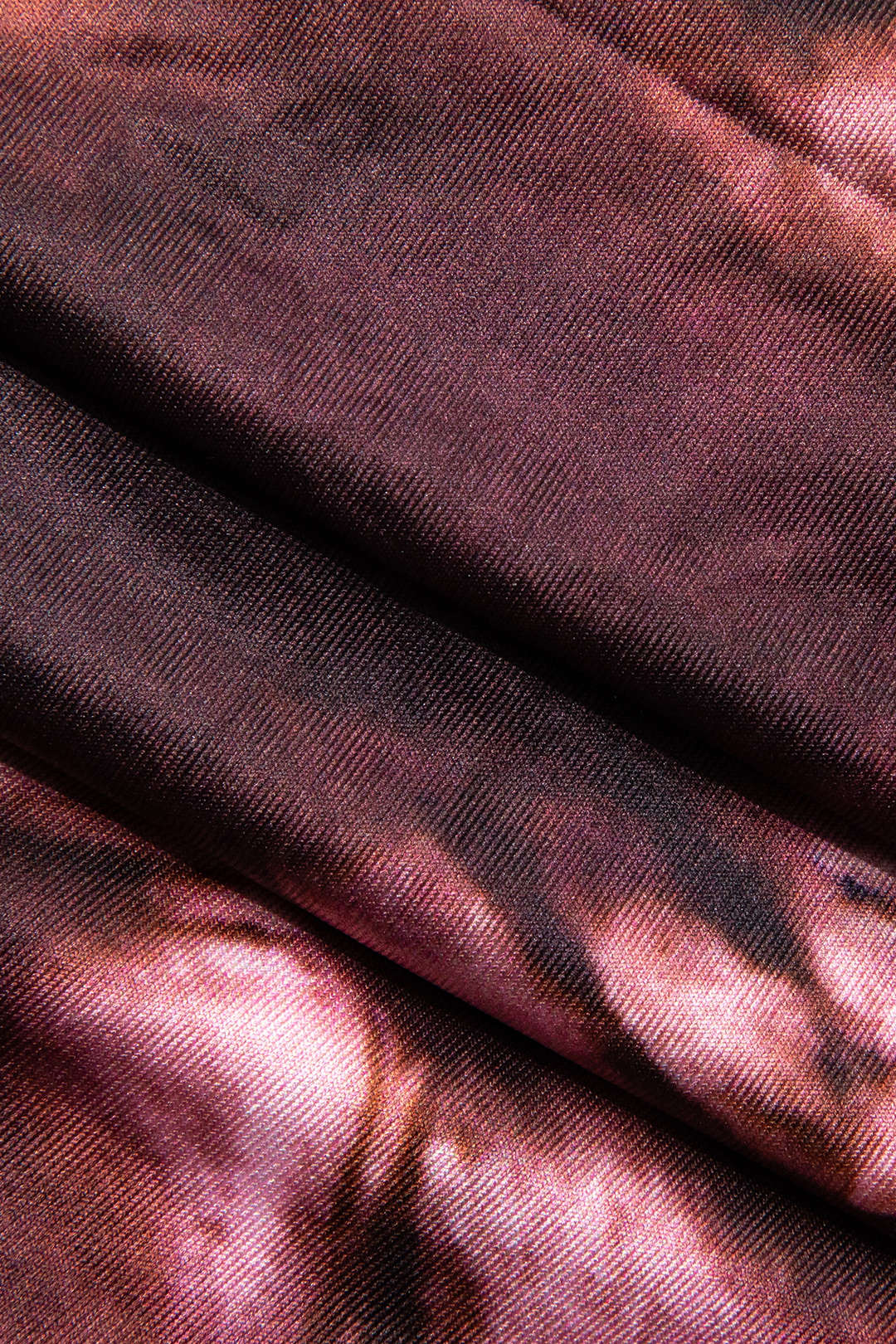 Maxi šaty bez zad s designem tie dye