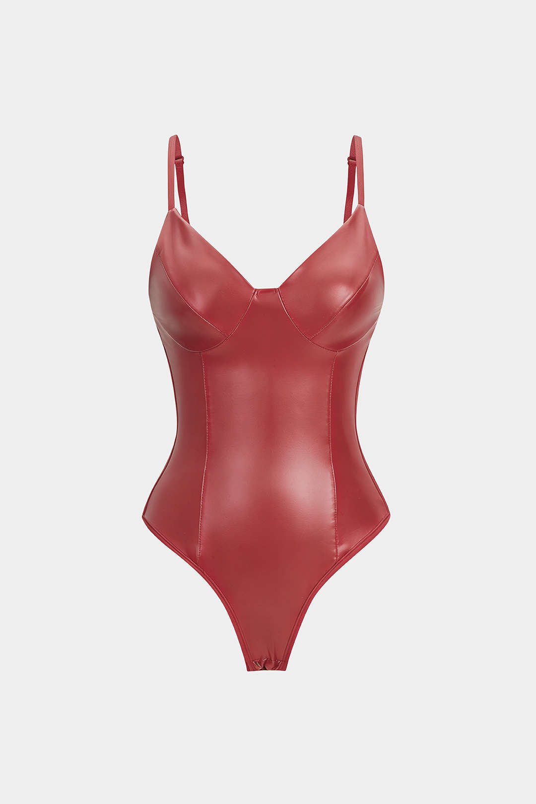 Tělo bez rukávů z umělé kůže s patchworkovým designem