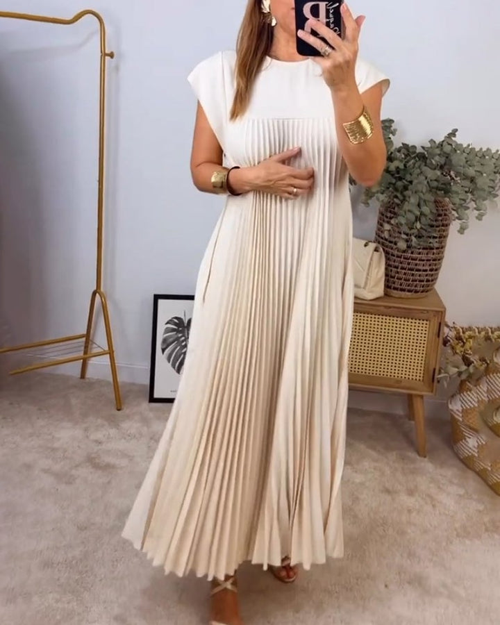 Tereza – Elegantní plisované šaty pro každodenní styl