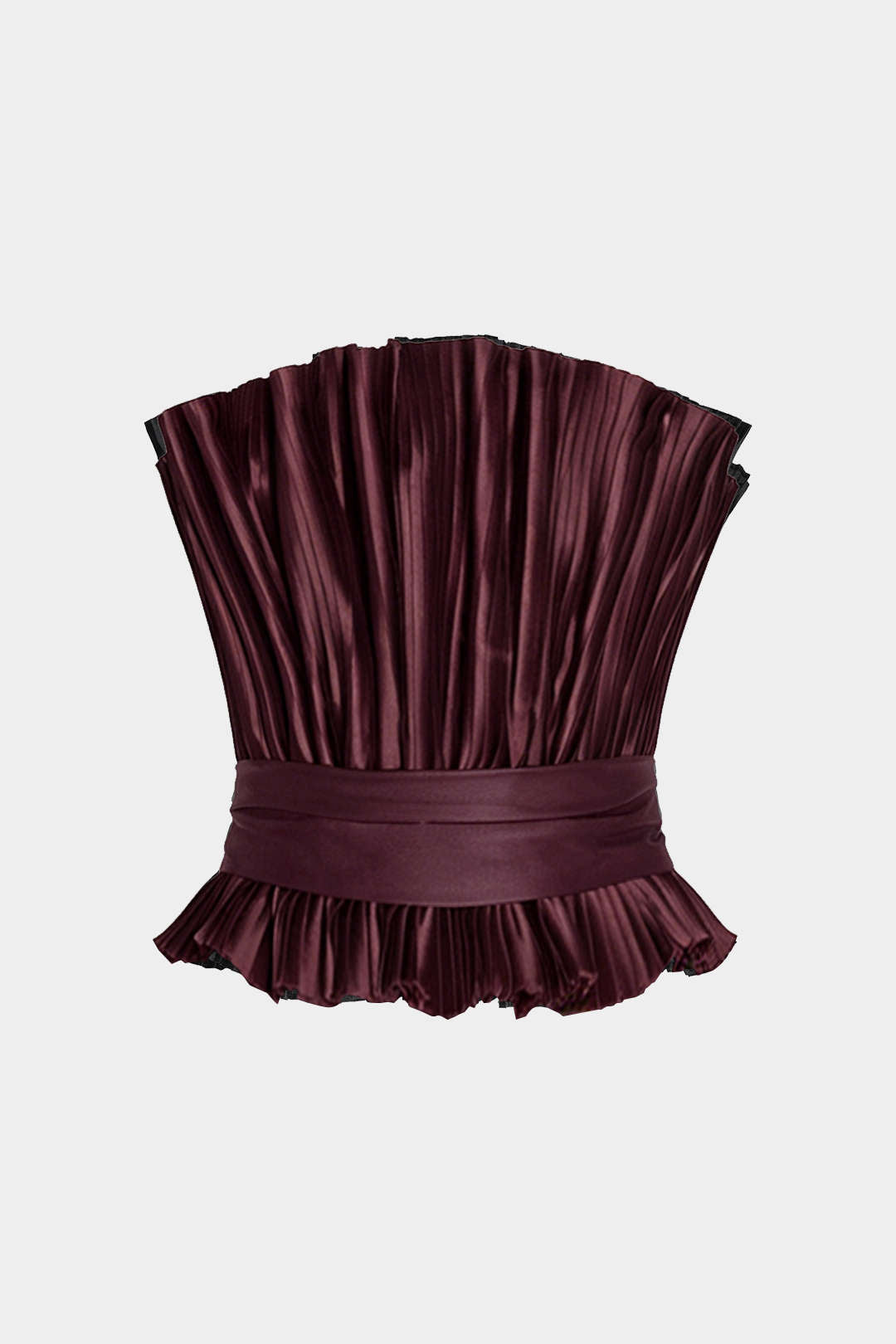 Elegantní Rukávový Tubus s Koženým Páskem v Patchworku