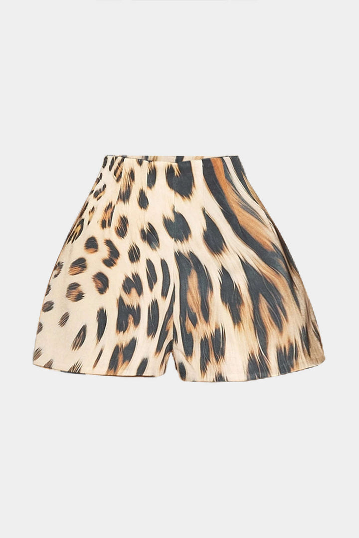 Kraťasy s leopardím potiskem