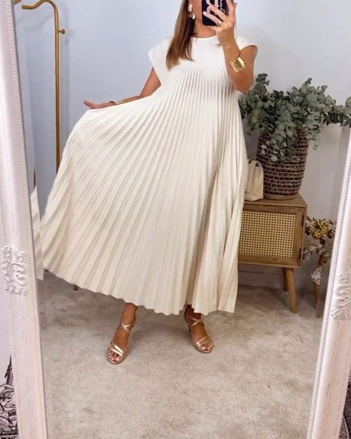 Tereza – Elegantní plisované šaty pro každodenní styl