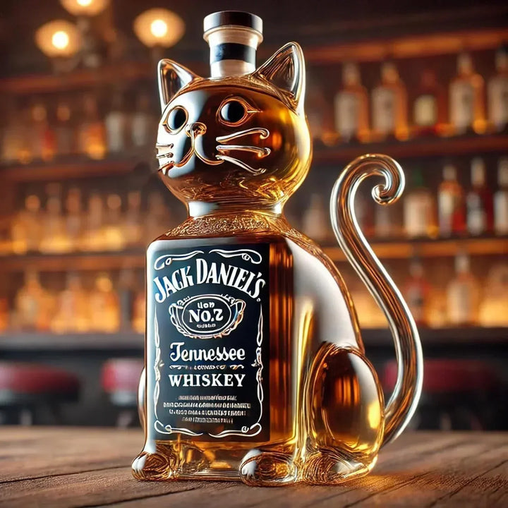 Whisky láhev - Edice Kočka