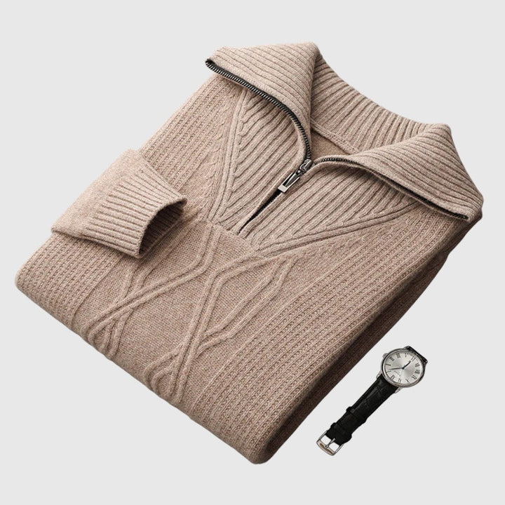 Perla- Camisola s zipem Taranto Merino Wool