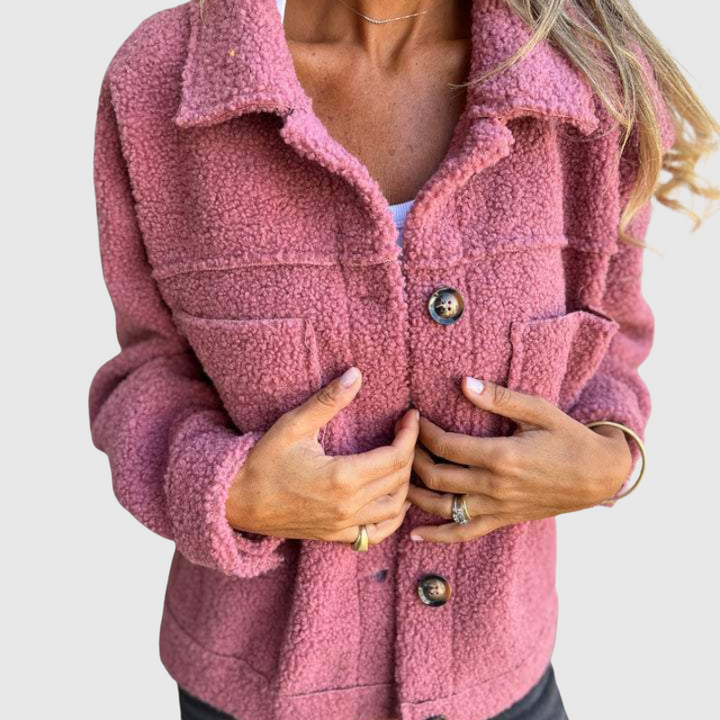 Annie | Trendy kabát z měkké látky