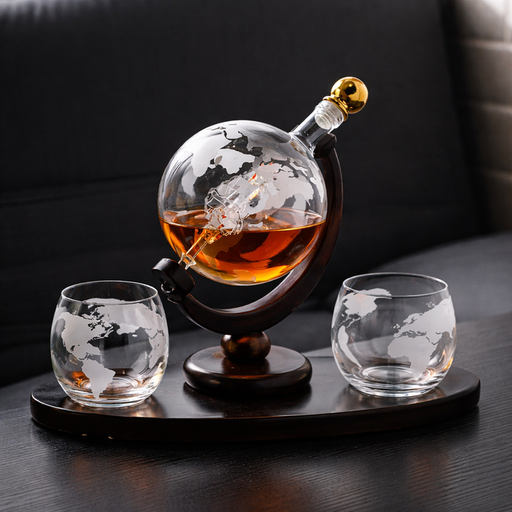 Whisky láhev - Edice Mapa světa