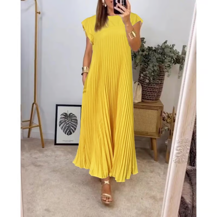Tereza – Elegantní plisované šaty pro každodenní styl