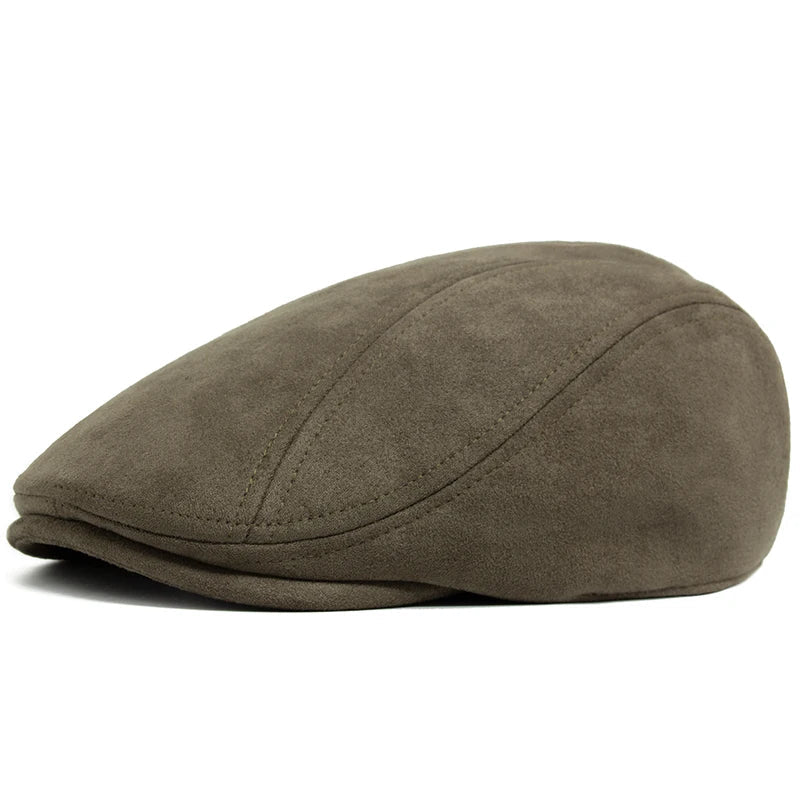 Michal | Klasický Suede pánský baret