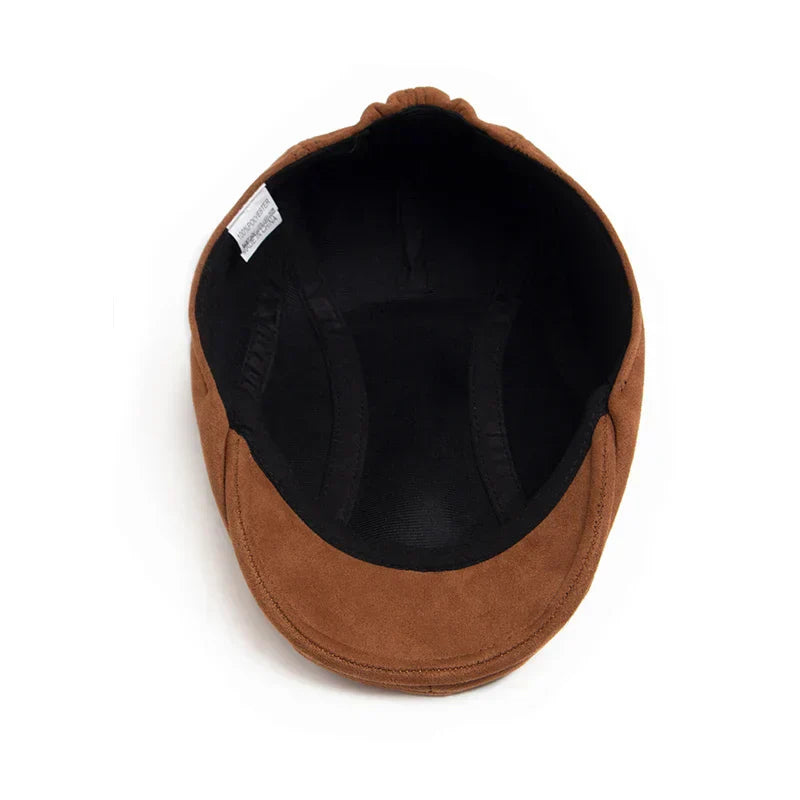 Michal | Klasický Suede pánský baret