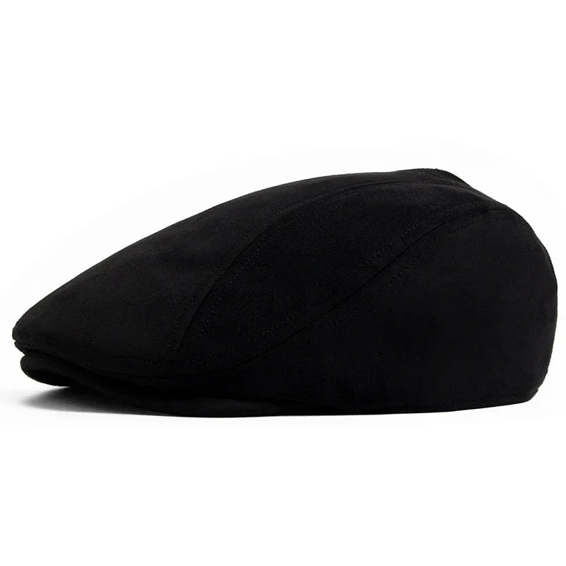 Michal | Klasický Suede pánský baret