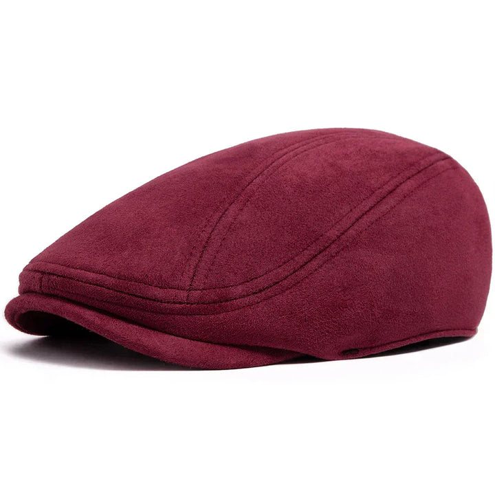 Michal | Klasický Suede pánský baret