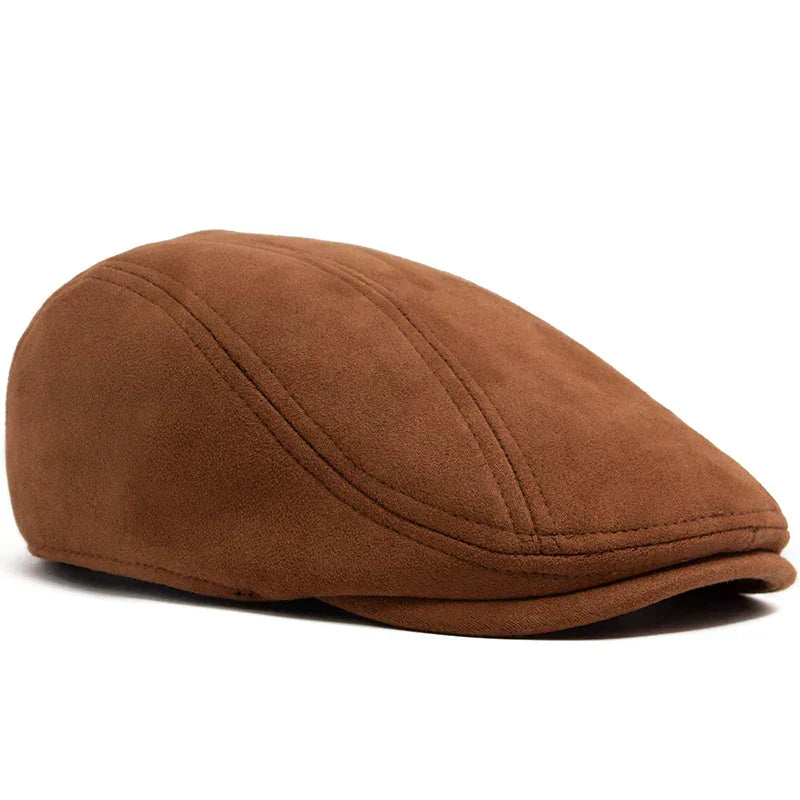 Michal | Klasický Suede pánský baret