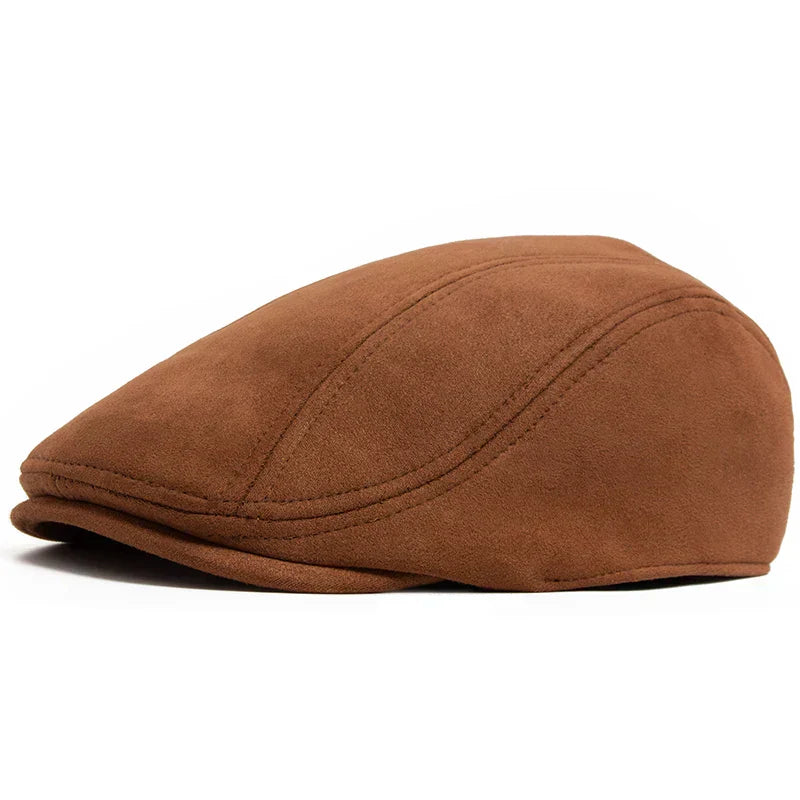 Michal | Klasický Suede pánský baret