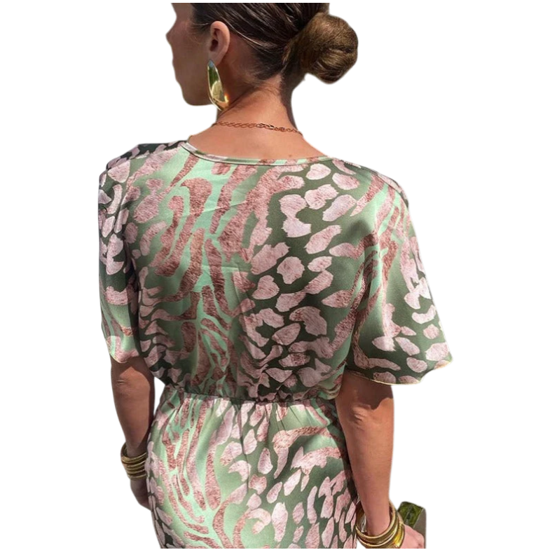 Veronika –  Elegantní zavinovací maxi šaty