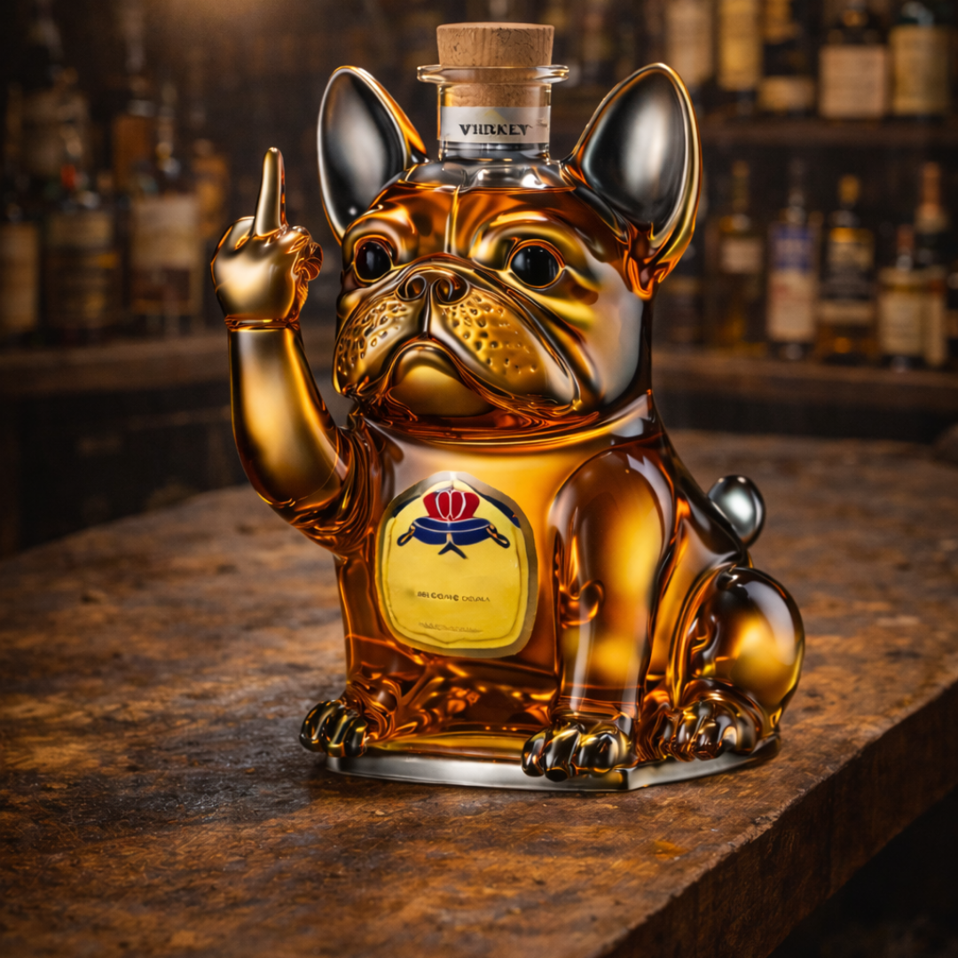 Whisky láhev - Edice Pes