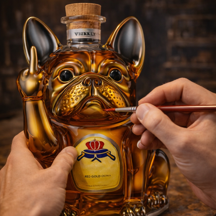 Whisky láhev - Edice Pes