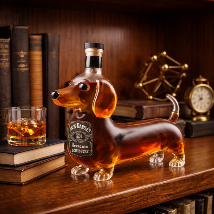 Jack Daniel's Whisky láhev - Edice Jezevčík