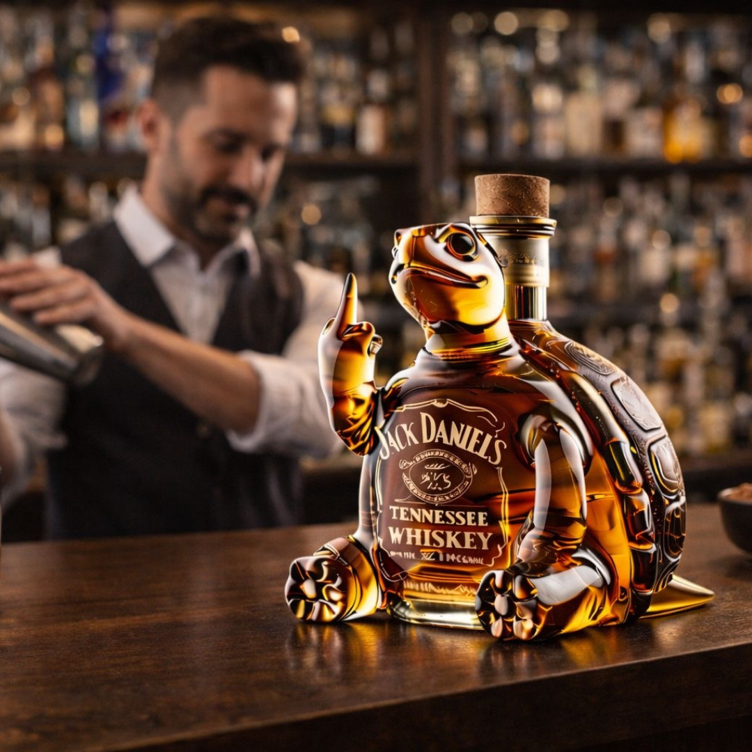 Jack Daniel's Whisky láhev - Edice Želva