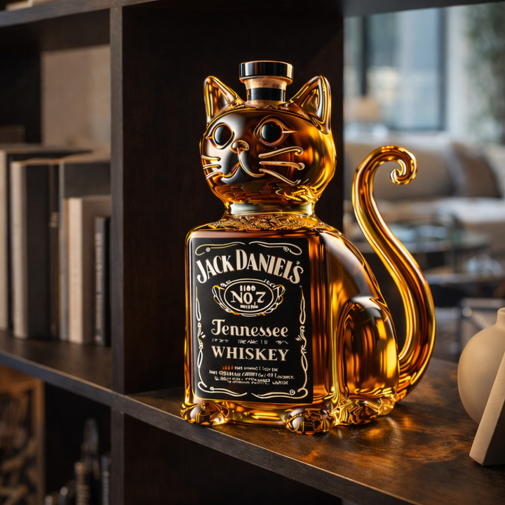 Whisky láhev - Edice Kočka