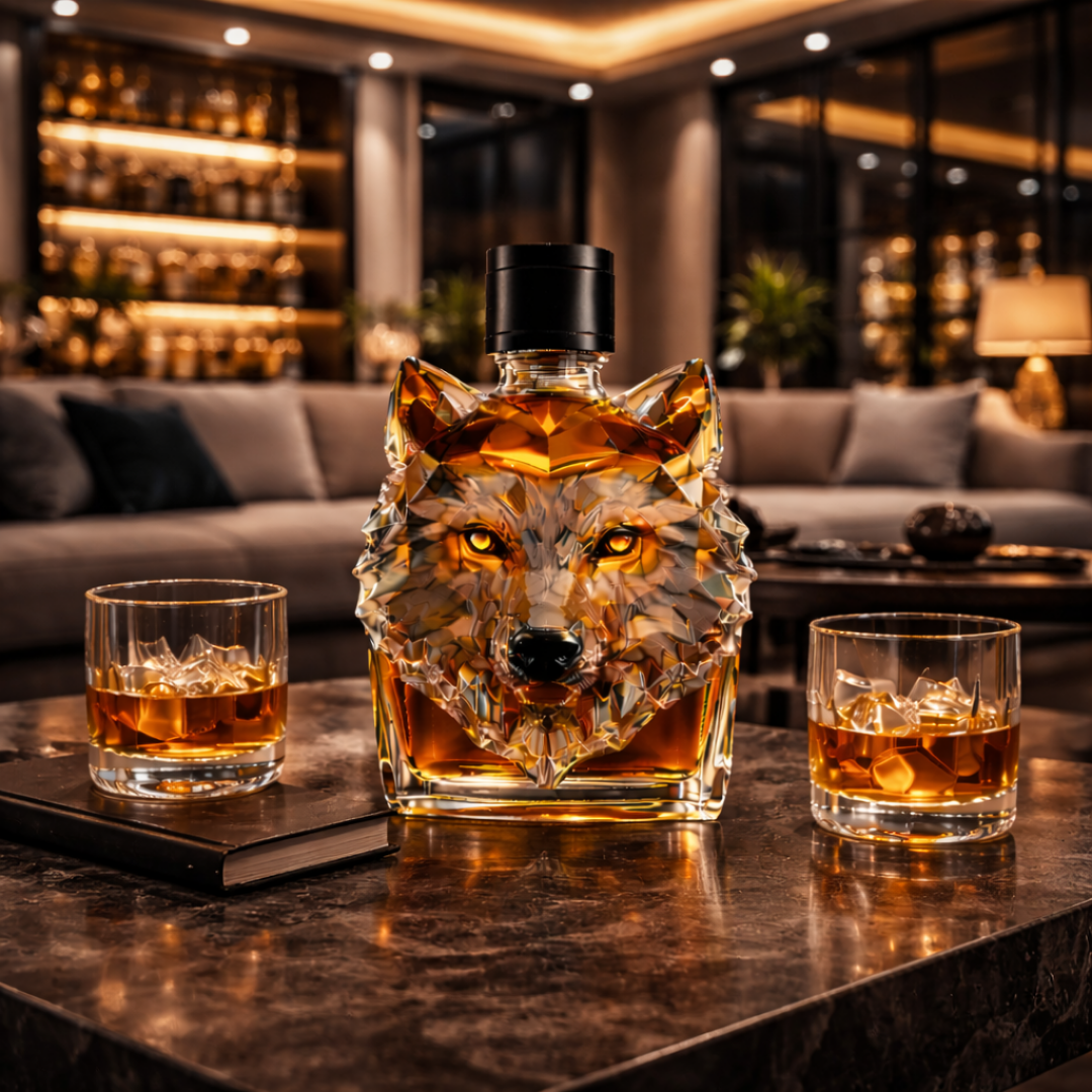 Whisky láhev - Edice Vlk