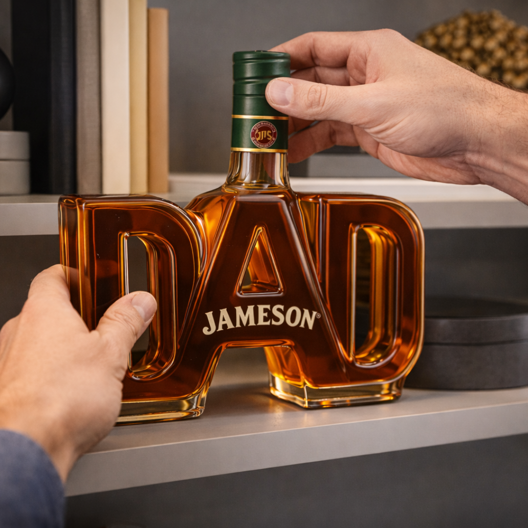 Jack Daniel's whisky láhev - Edice Táta