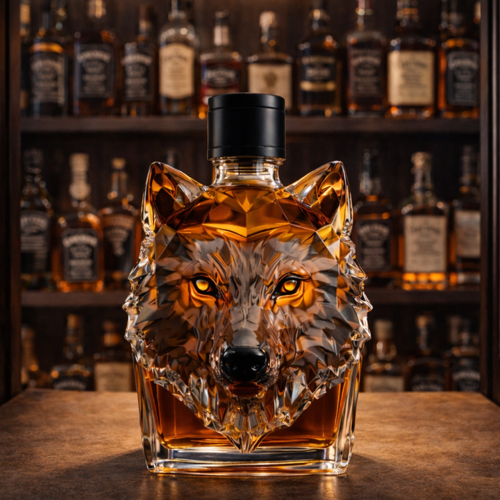 Whisky láhev - Edice Vlk