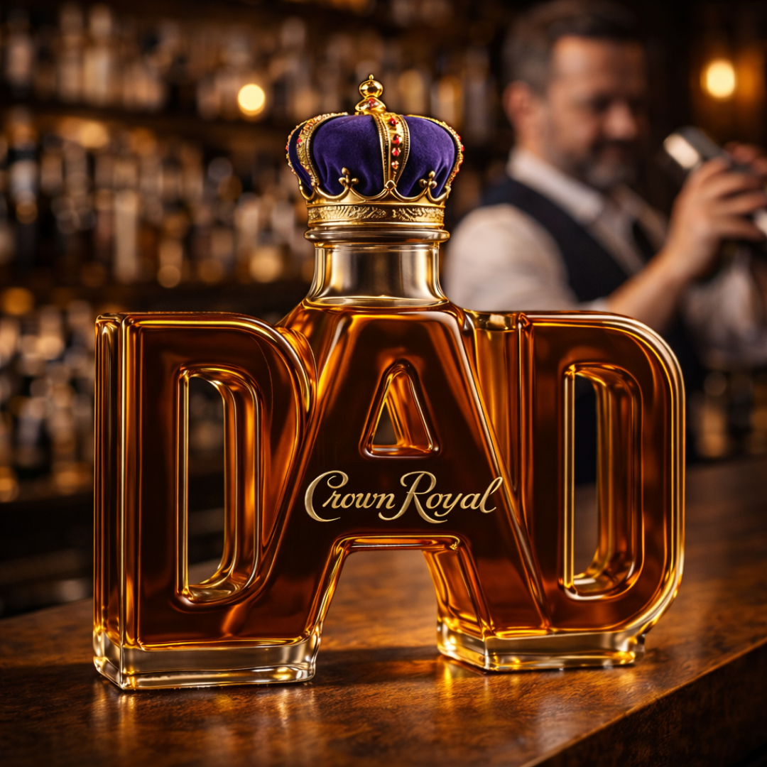 Jack Daniel's whisky láhev - Edice Táta