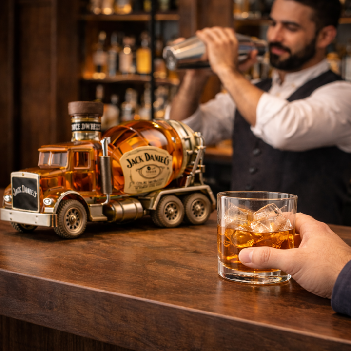 Jack Daniel's Whisky láhev - Edice Nákladní auto