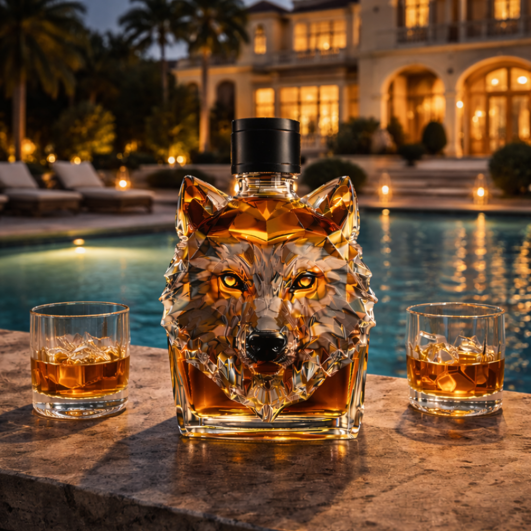 Whisky láhev - Edice Vlk
