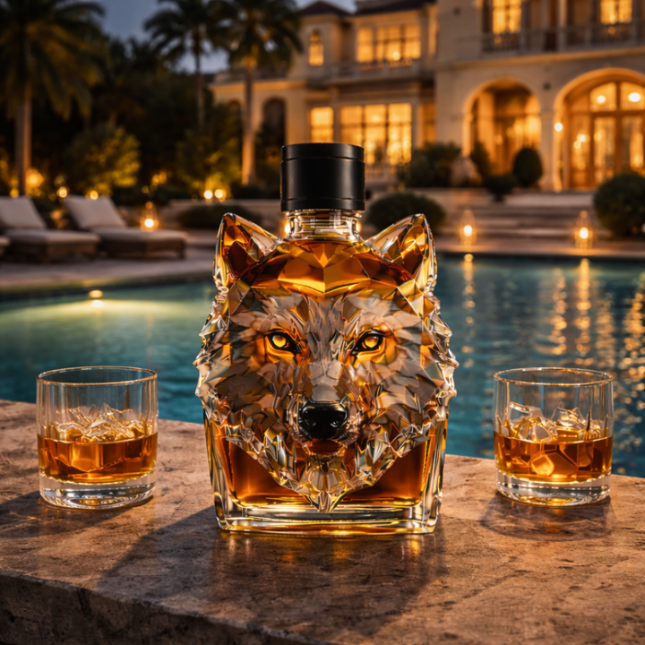 Whisky láhev - Edice Vlk