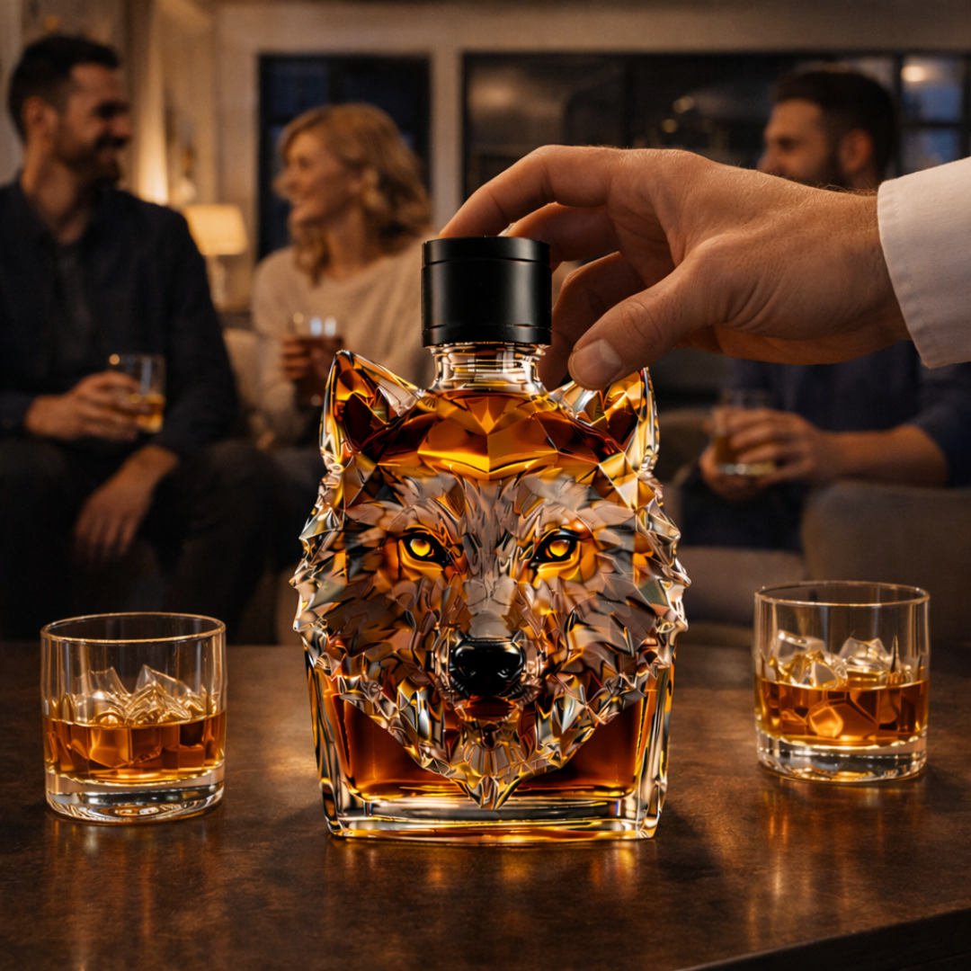 Whisky láhev - Edice Vlk