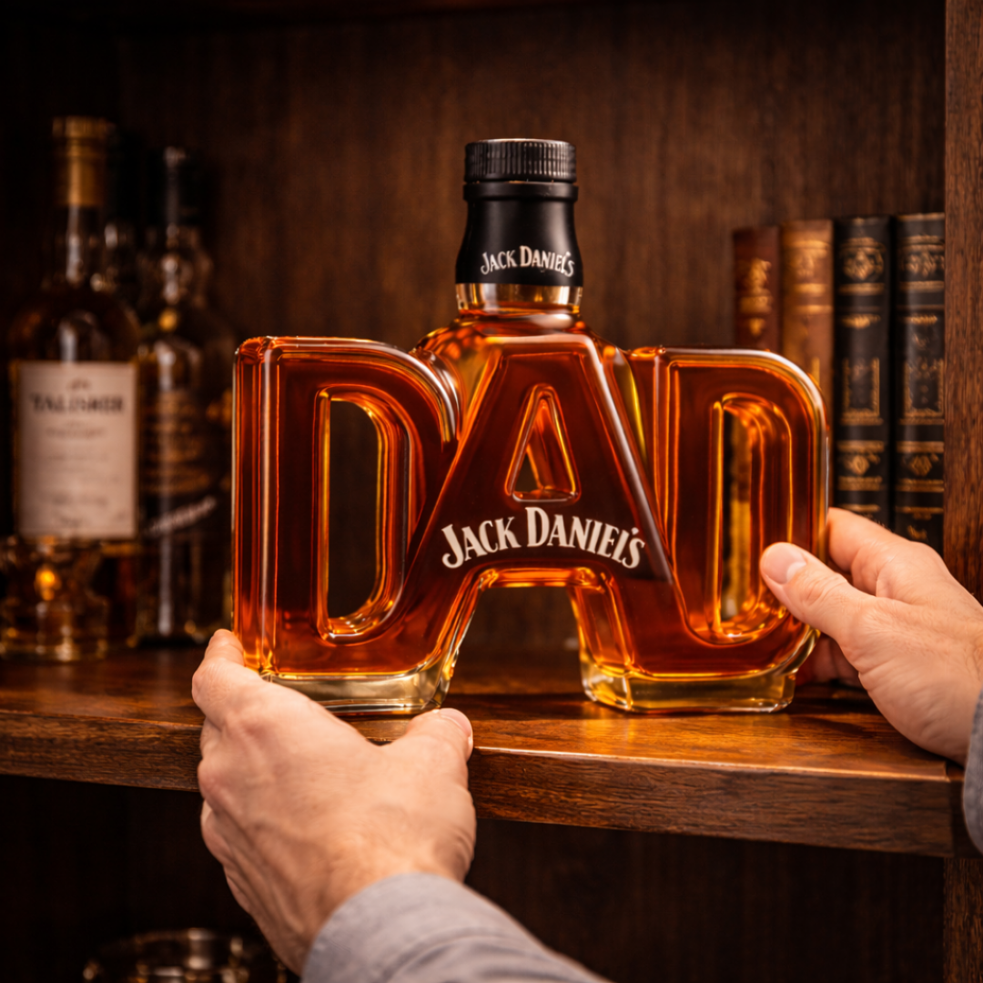 Jack Daniel's whisky láhev - Edice Táta