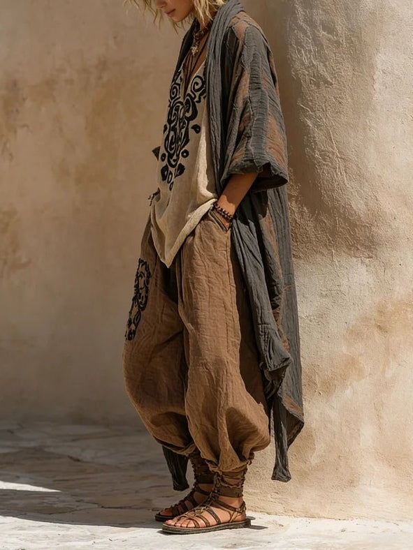 Zdena | Boho třídílný set